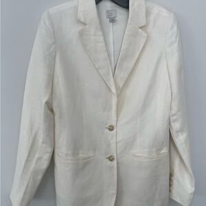 A New Day Tan Blazer Tailored Relaxed Fit